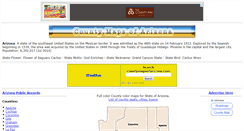 Desktop Screenshot of countymapsofarizona.com